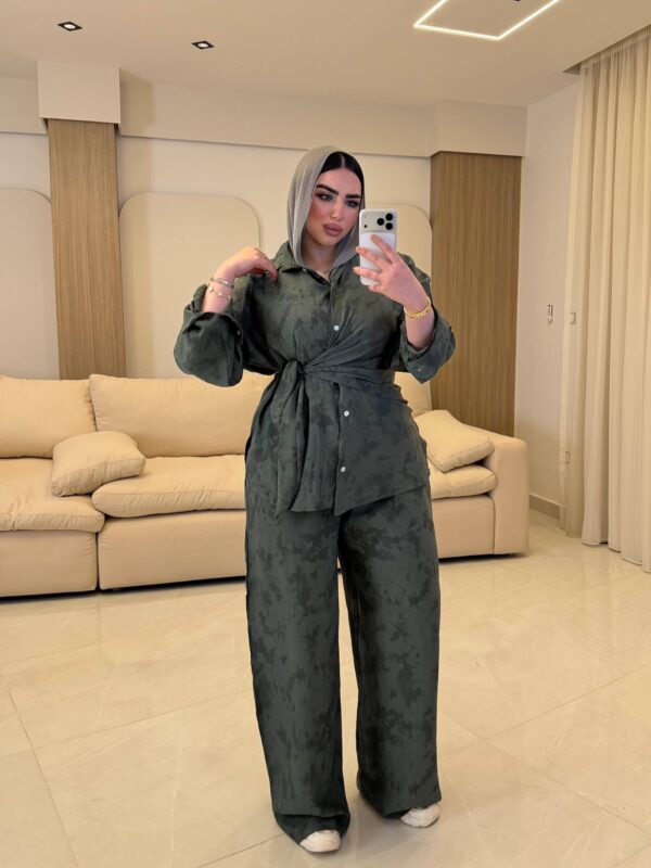 سوت كتان  محجر لف