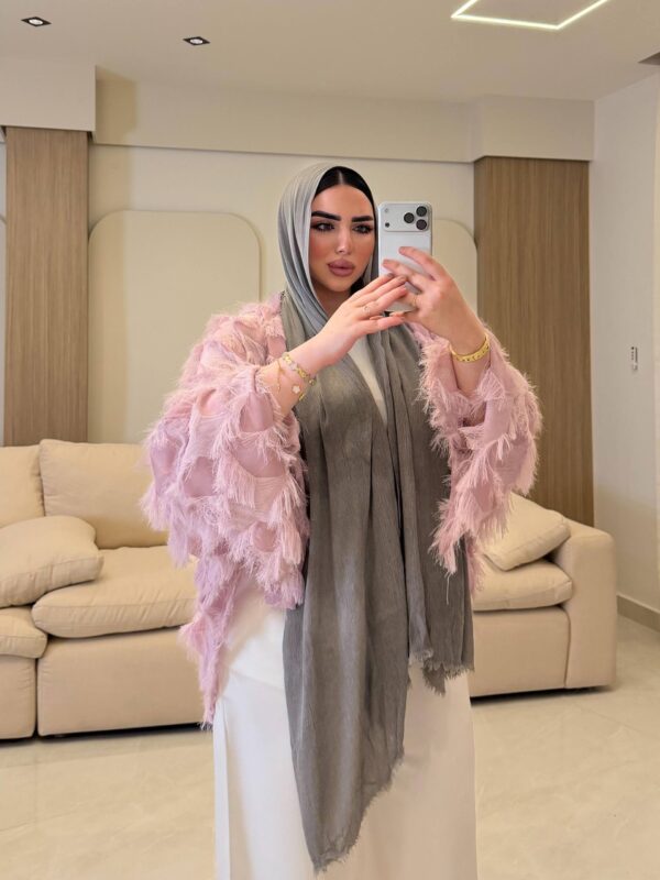 بلوزه كتان لف
