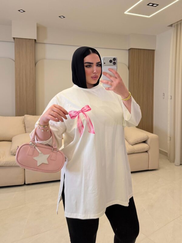 تيشرت قطن فيونكه
