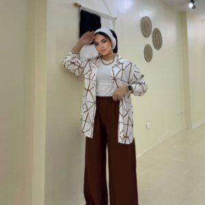 بنطلون كتان اسباني