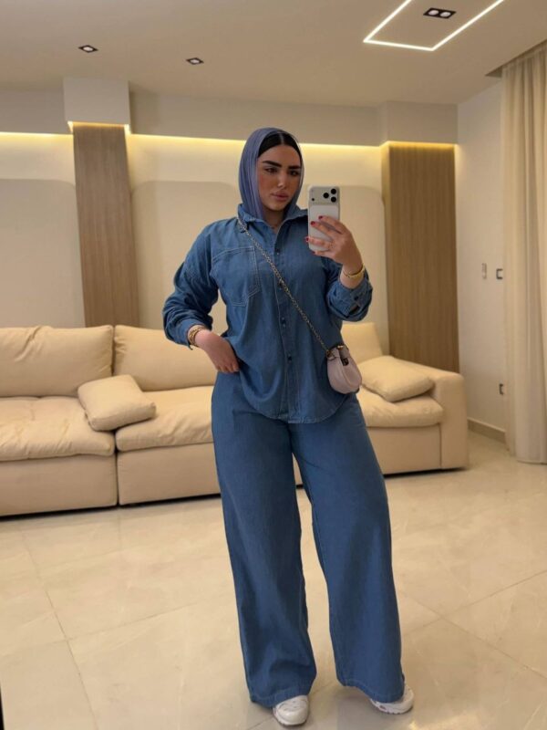 سوت جينز ازرق