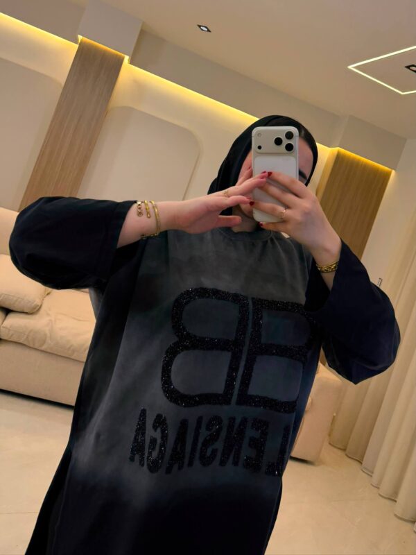 تيشرت  Balenciaga  Washed Grey