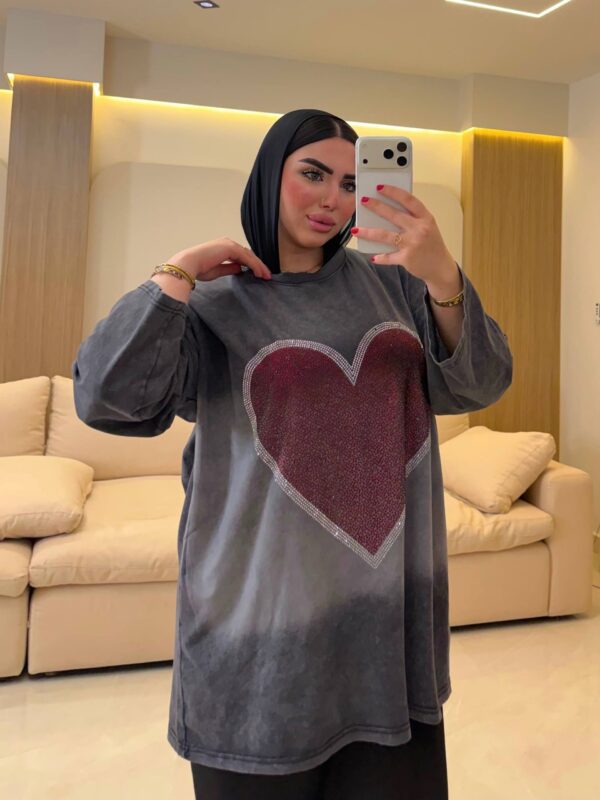 تيشرت Red Heart ستراس
