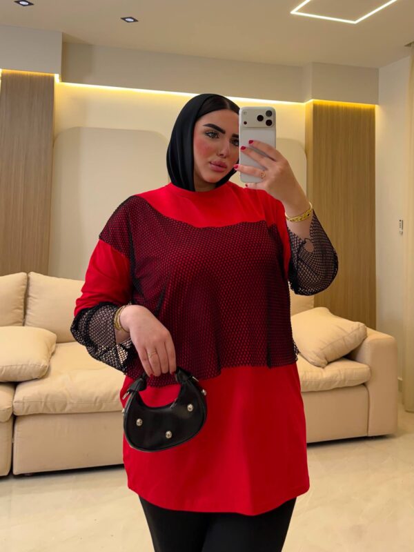 تيشرت Mesh Overlay