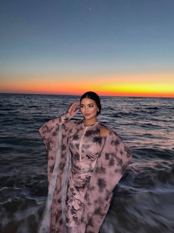 Sunset Marble  بوركيني 4 قطع