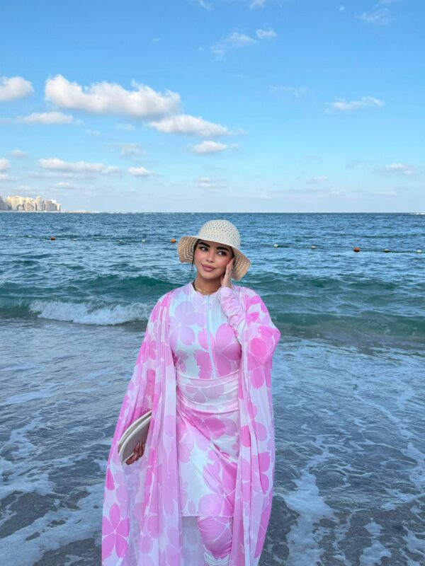 Floral Beach  بوركيني 4 قطع
