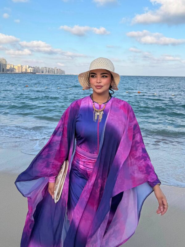 Purple Ocean بوركيني 4 قطع