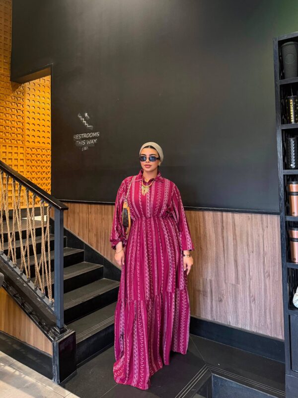 دريس Vertical Striped Maxi