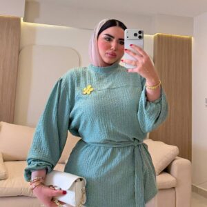 بلوزه Rosette High-Neck