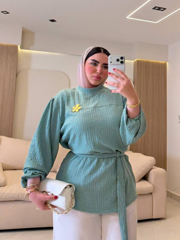 بلوزه Rosette High-Neck