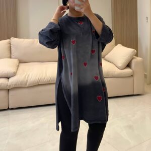 تيشرت   Heart Rain long