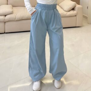 بنطلون جينز Smocked Waist Balloon