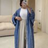 كارديجان Printed Long Oversized Kimono Cardigan