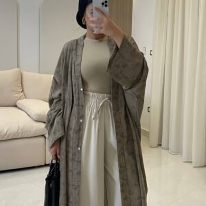 شميزShimmering Oversized Long شميز