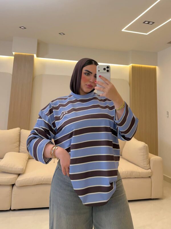 تيشرت     Prada Striped Oversized