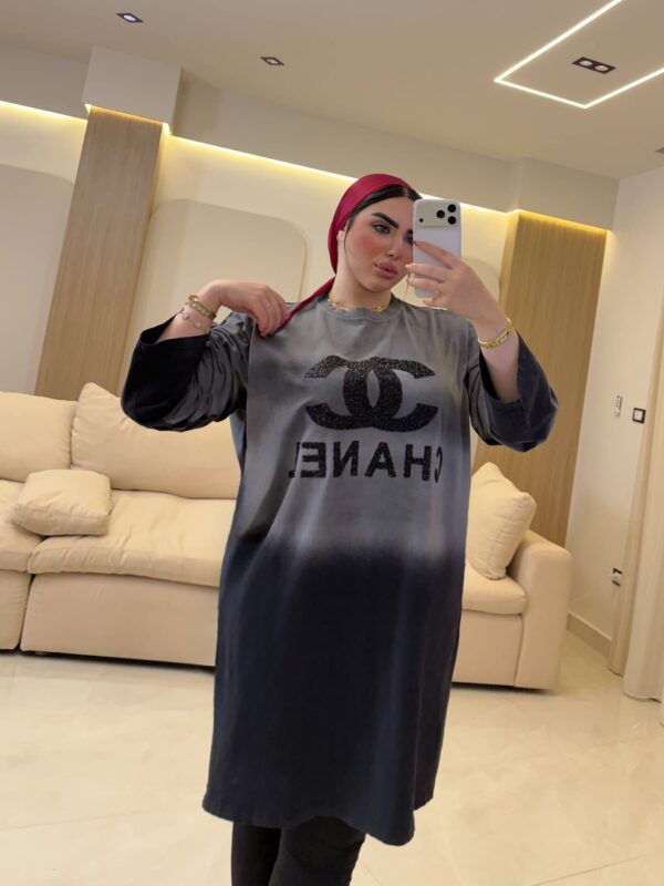 تيشرت Chanel Inspired Casual Long
