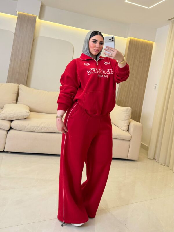 سوت Hermès Embroidered Half-Zip Tracksuit -