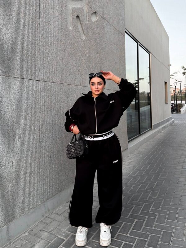 سوت Prada Embroidered Full-Zip Tracksuit