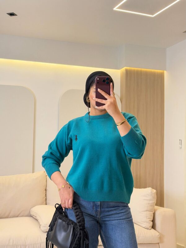 بلوفر  Polo Ralph Laure Embroidered  Knit Pullover