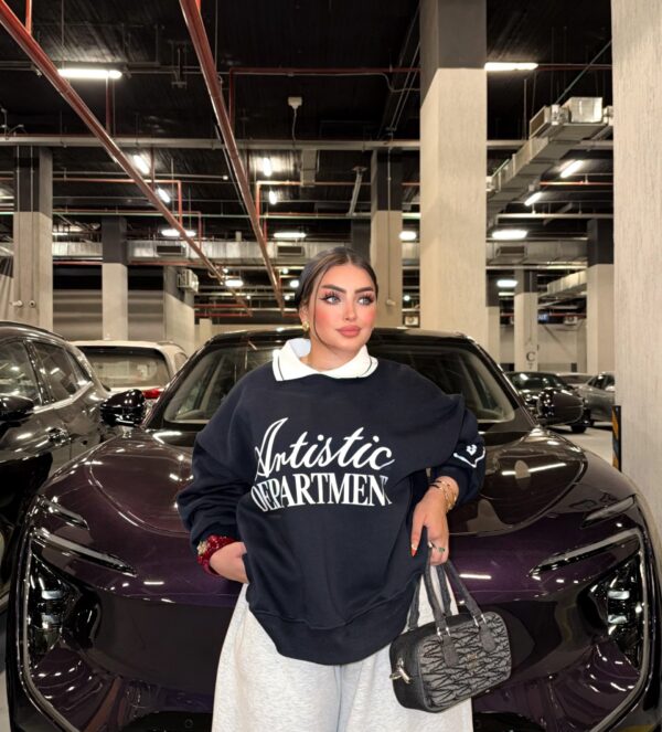 تيشرت Artistic Department Printed Sweatshirt with Collar