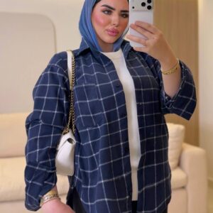 photo_2026-10-24_04-33-06 شميز Grid Check Flannel Shirt